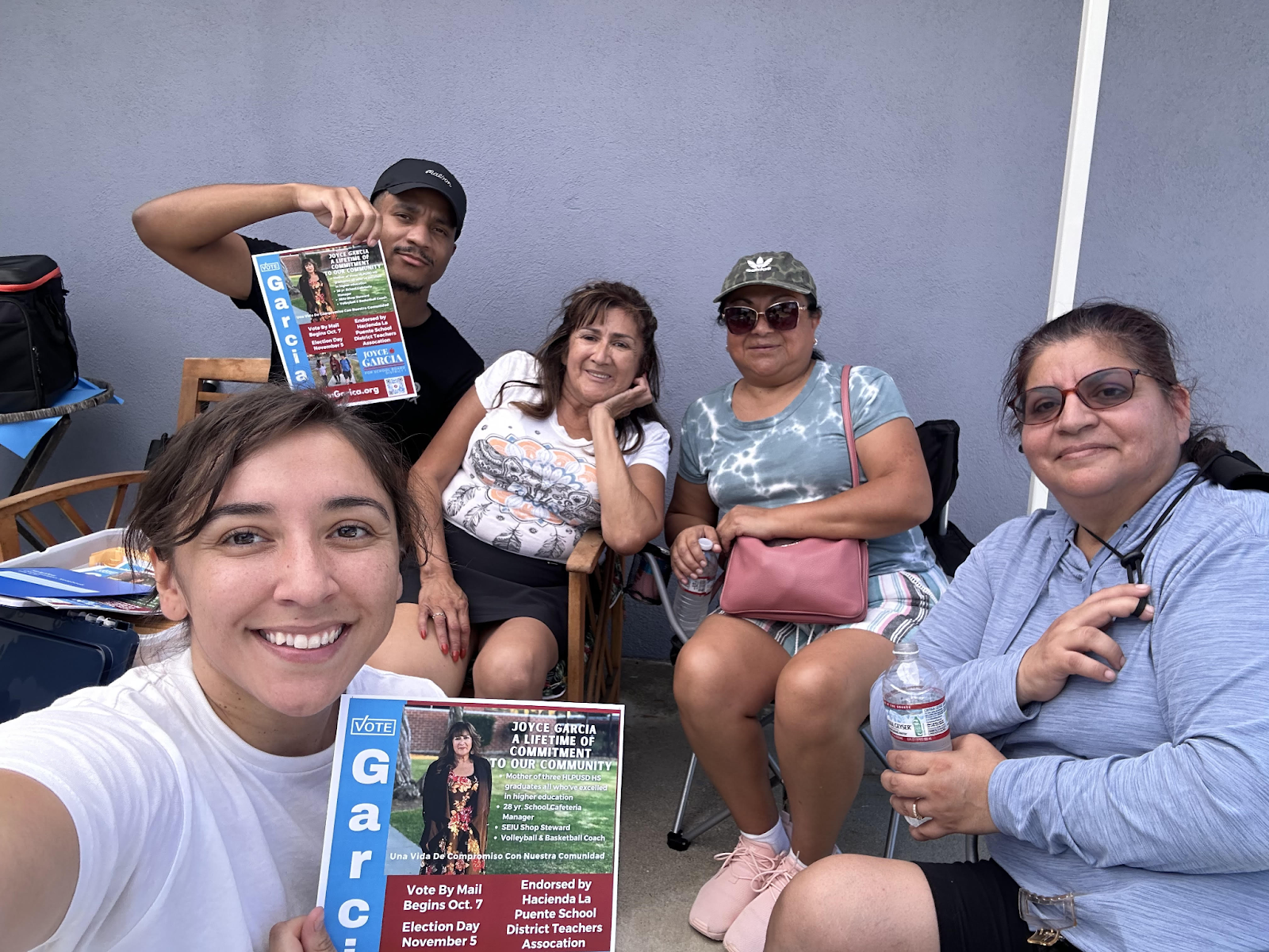 Family and Friends on our 1st Campaign Walk